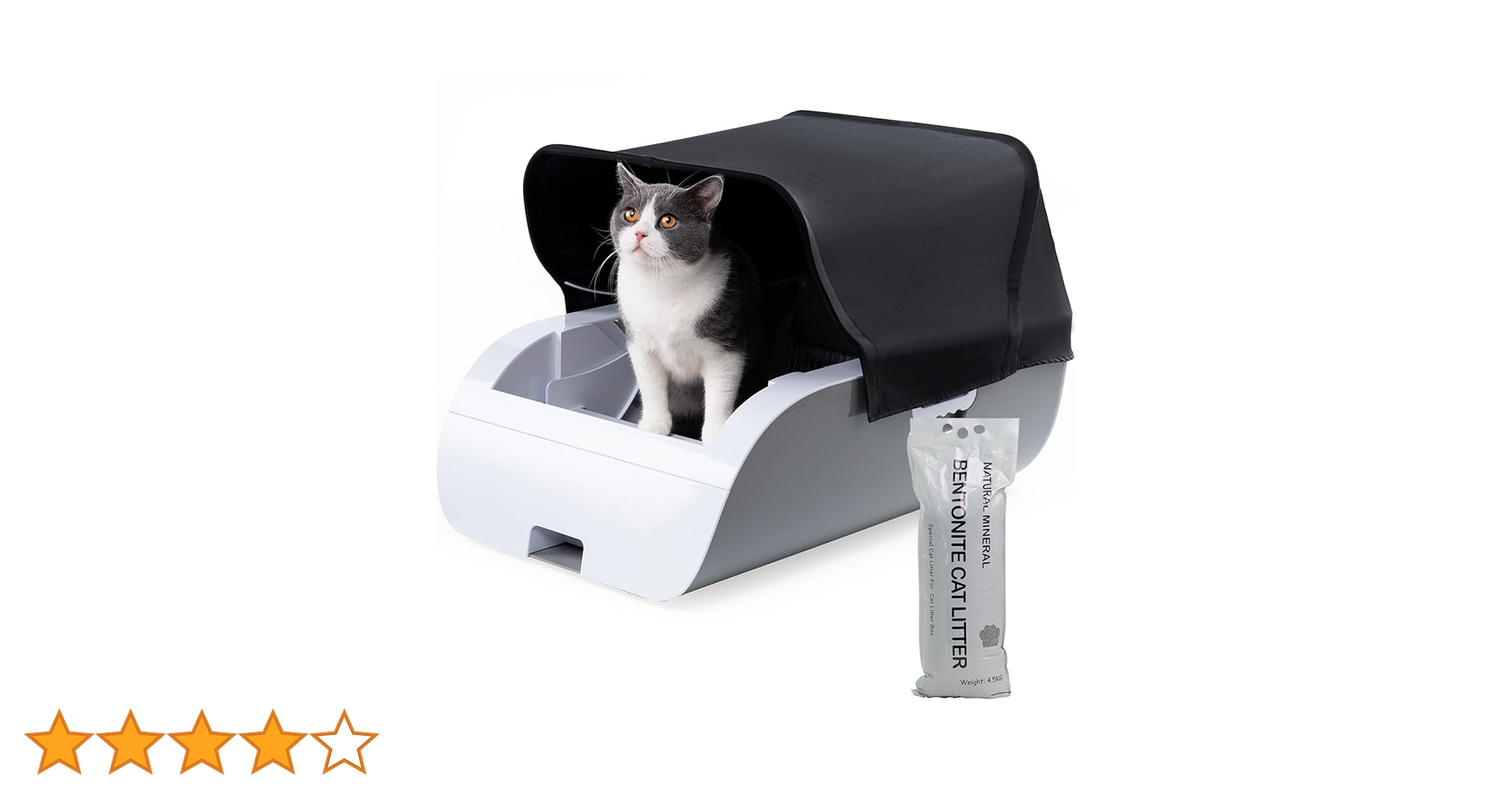 Amazon | Pandaloli 猫 自動トイレ 猫 トイレ 自動: 全自動 ねこ